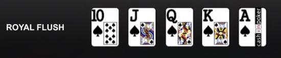 Royal flush poker