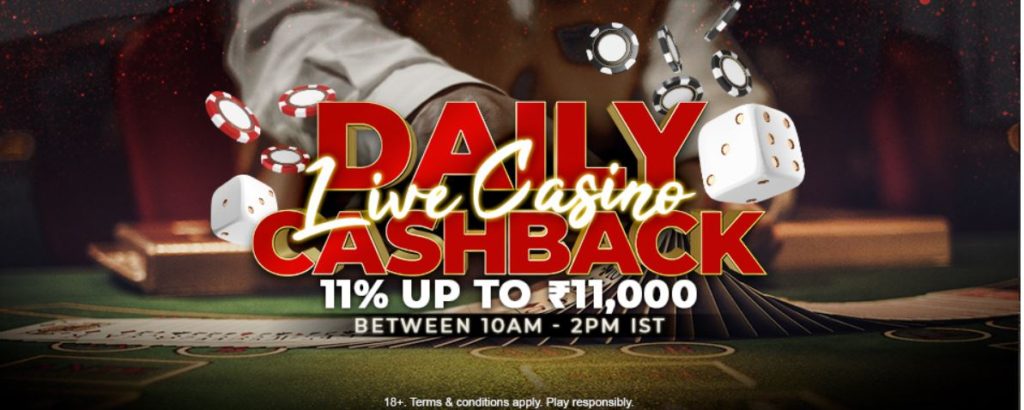 daily live casino cashback 